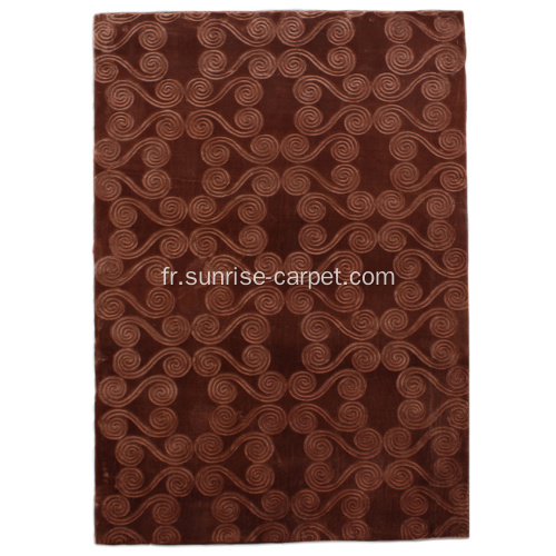 Polyester gaufrage avec tapis Design